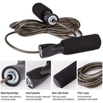 HiSpeed SkipRope - Ergonomic Handles and Soft Weighted Cable