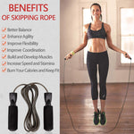HiSpeed SkipRope - Ergonomic Handles and Soft Weighted Cable